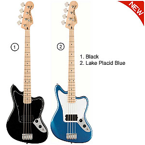 Squier Affinity Jaguar Bass Guitar, Maple FB New 2021